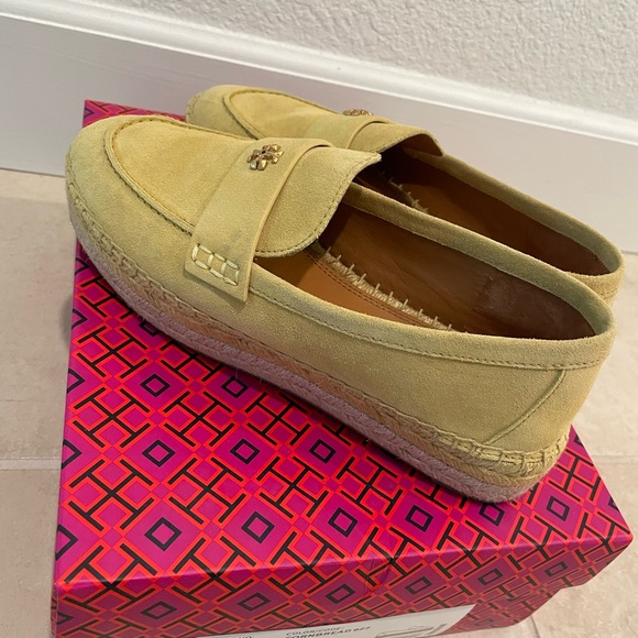 Tory Burch Suede Loafer Espadrille - Picture 2 of 7